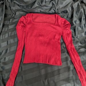 Red sweater